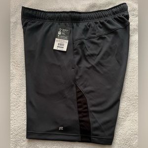 Men’s Russell Running Shorts, Size Large, Gray, New with Tags